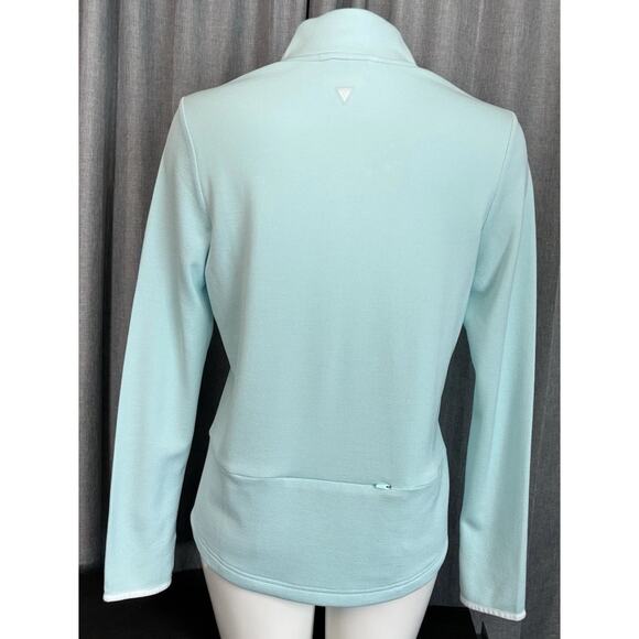 New York Yankees Women's Levelwear By MLB Small Blue Quarter Zip Jacket NWT Knox - Picture 2 of 16